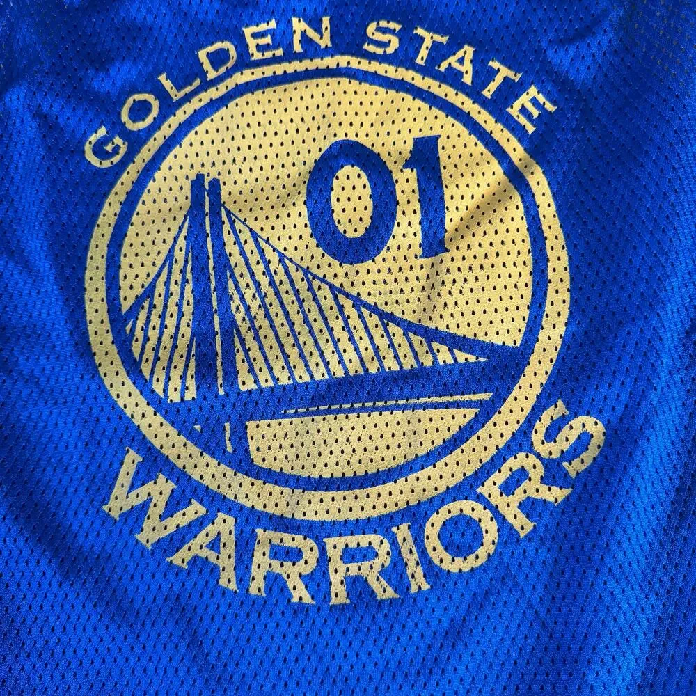 Golden State Warriors Pet‎ First Blue Jersey Dog Outfit Size XLarge Blue NBA